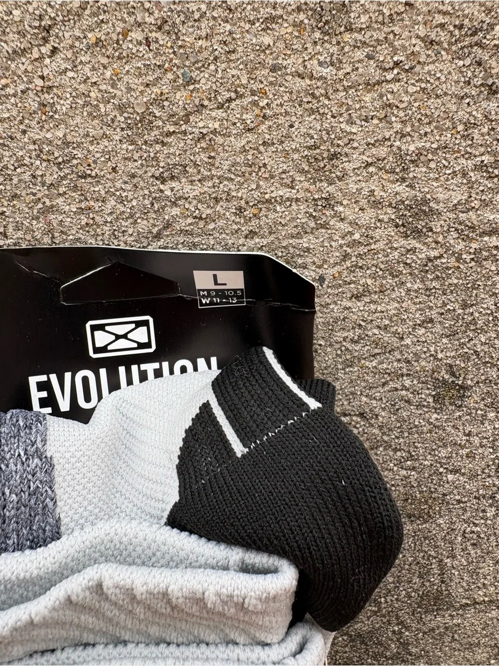 Evolution Technical Socks Unisex L M9-10.5 W11-13 Ski Snowboard Grey High Nwt